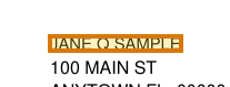 The region of the sample 401(k) Statement containing Account holder, with the extracted value outlined