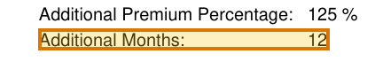 The region of the sample D&O Insurance Policy containing Extended reporting months, with the extracted value outlined