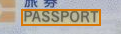 The region of the sample Passport containing Document type, with the extracted value outlined