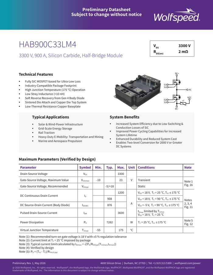 Page 1 of the sample Product Data Sheet