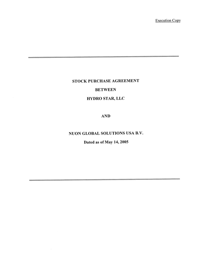 Page 31 of the sample Stock Purchase Agreement