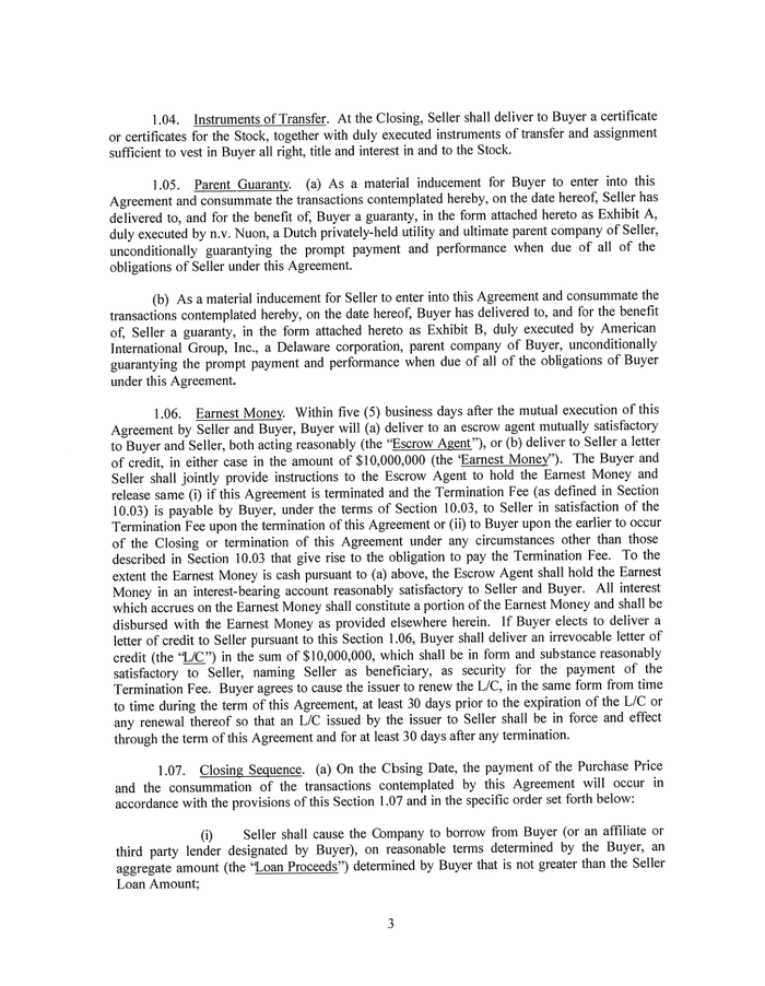 Page 33 of the sample Stock Purchase Agreement