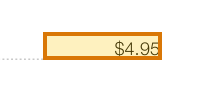 The region of the sample Utility Bill containing Service charges, with the extracted value outlined