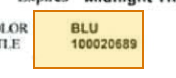The region of the sample Vehicle Registration containing Title number, with the extracted value outlined
