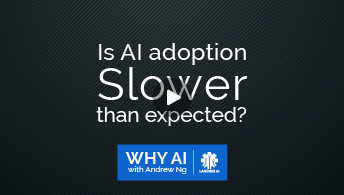 Is AI adoption slower than expected?