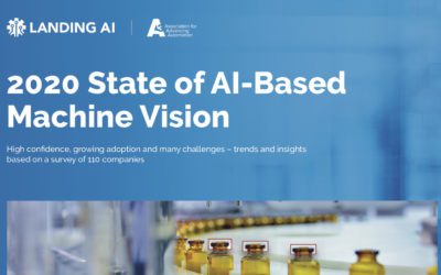 Landing AI and Association of Advancing Automation Release the 2020 State of AI-Based Machine Vision Survey 