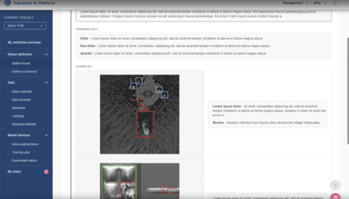 Demo - LandingLens end-to-end visual inspection platform