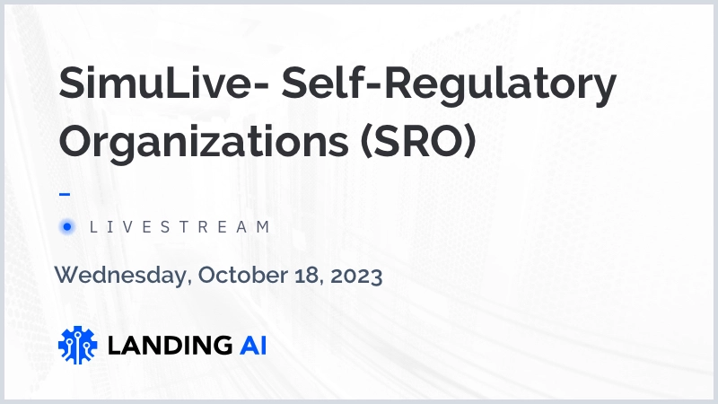 Demo Topic: Self-Regulatory Organizations