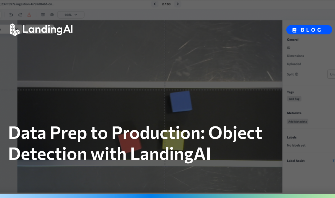 Data Prep to Production: Object Detection with LandingAI