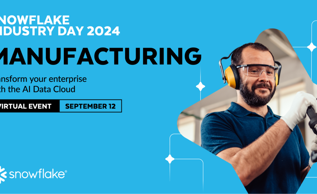 Join LandingAI at Snowflake’s Industry Day Manufacturing Track