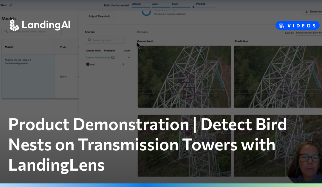 Product Demonstration | Detect Bird Nests on Transmission Towers with LandingLens