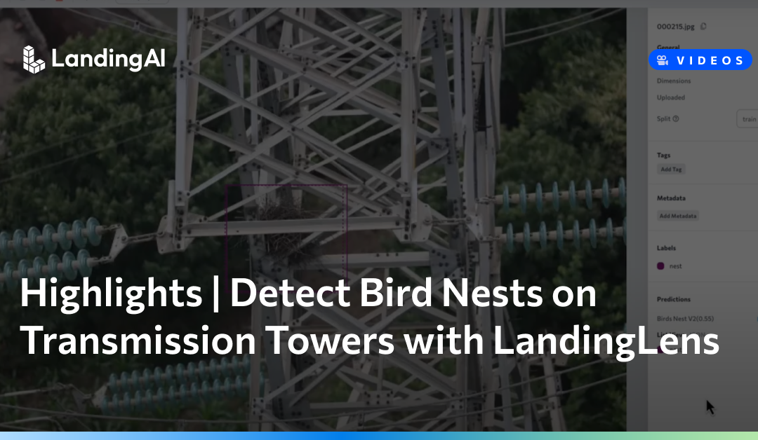 Highlights | Detect Bird Nests on Transmission Towers with LandingLens