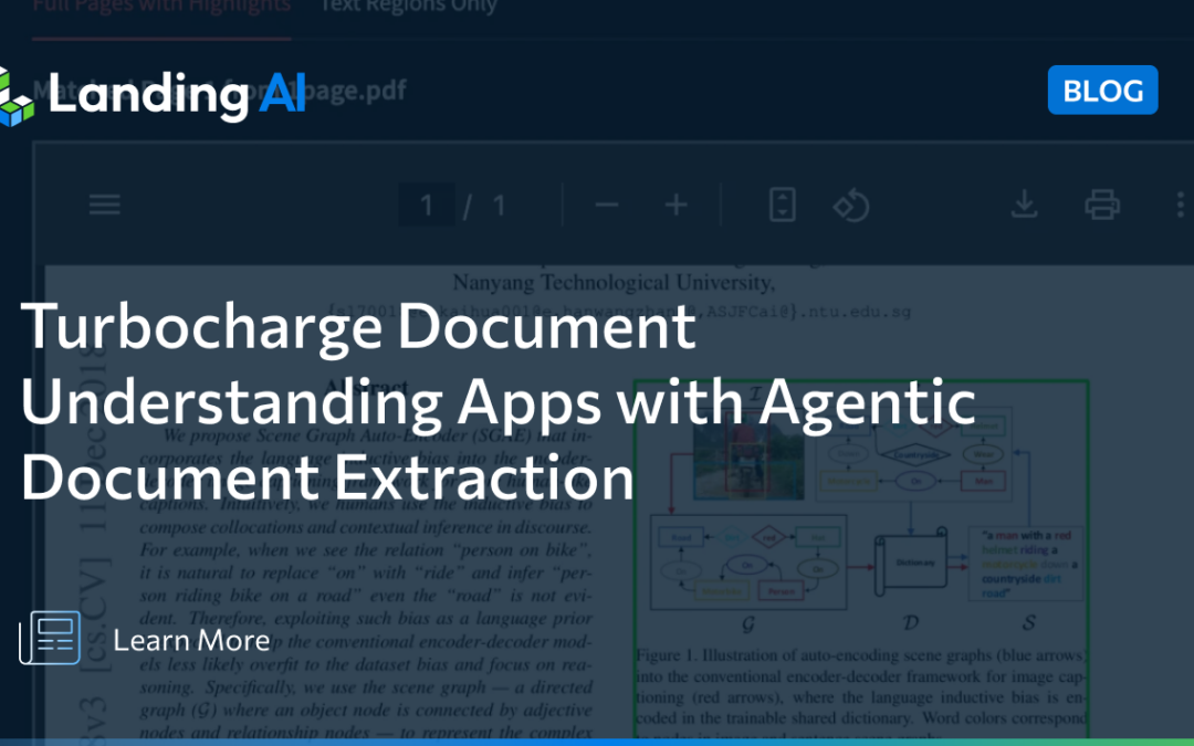 Turbocharge Document Understanding Apps with Agentic Document Extraction