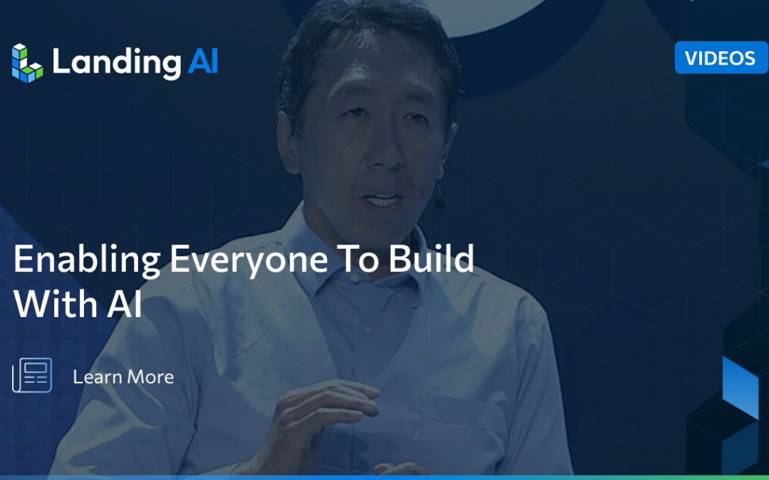 Enabling Everyone To Build With AI