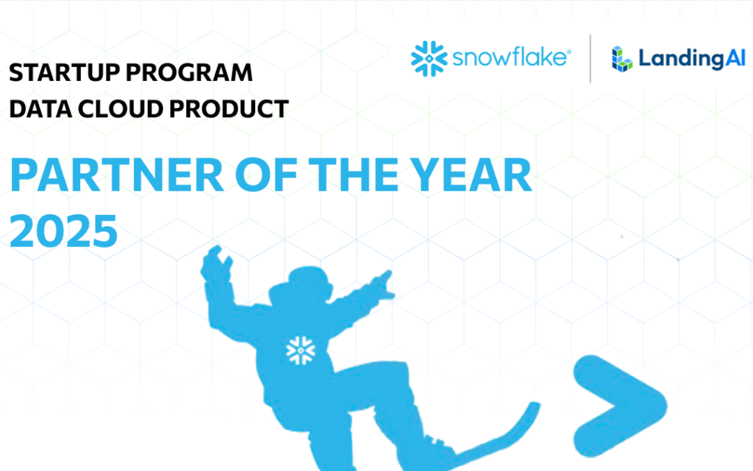 LandingAI Named Snowflake Startup Program Data Cloud Product Partner of the Year