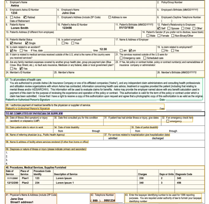 Patient Intake & Medical Form