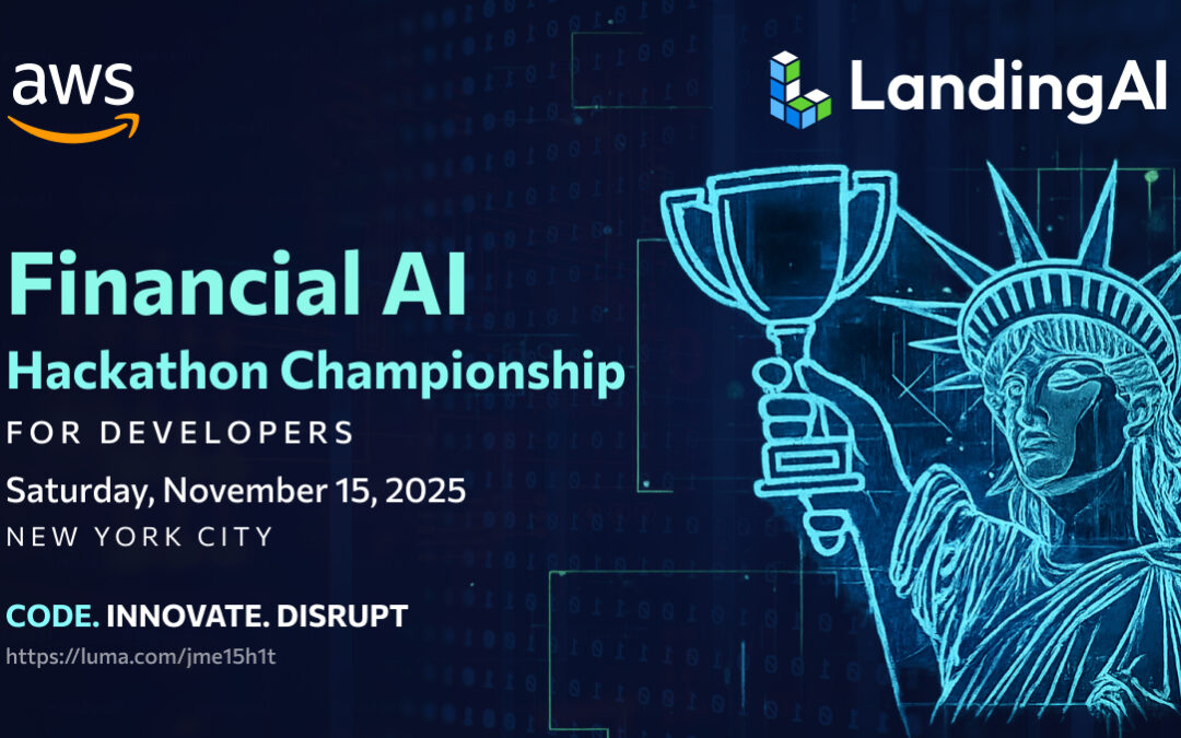 AI Financial Hackathon Championship — NYC, Nov 15 — Win $5K