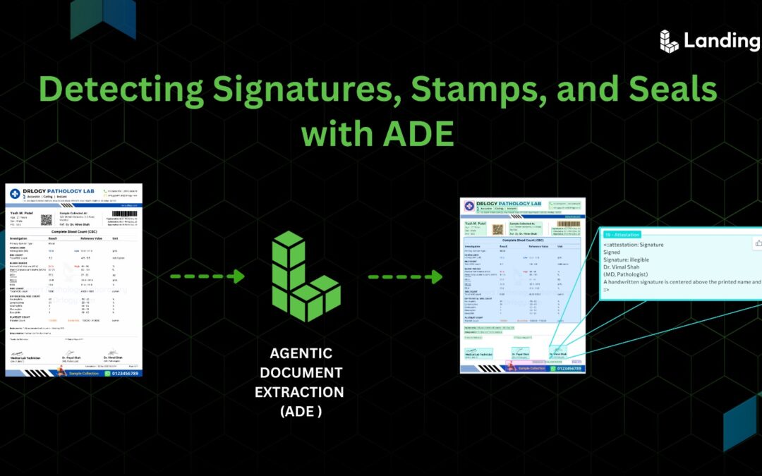 Detecting Stamps and Signatures on Documents with ADE